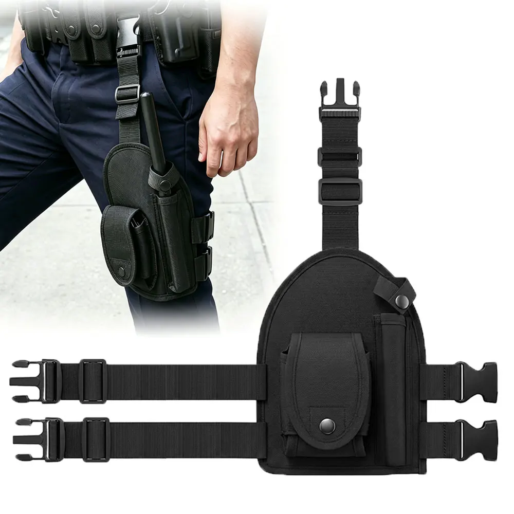 Bolsa táctica 2 en 1 para esposas y bastón de muslo – Caza y Outdoor - imagen 4