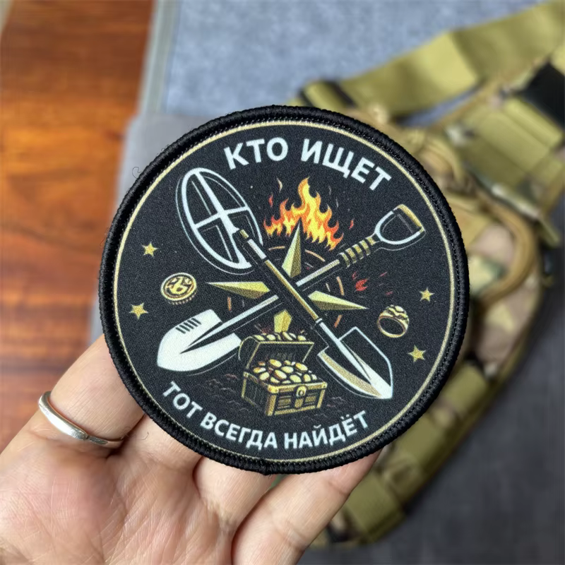 Parche táctico Chevron Rusia para ropa y mochila con velcro - imagen 3