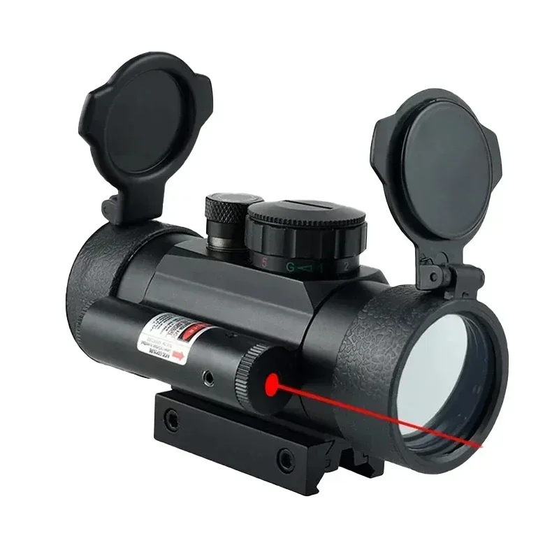 Mira de punto rojo táctica con láser para airsoft y caza - imagen 4