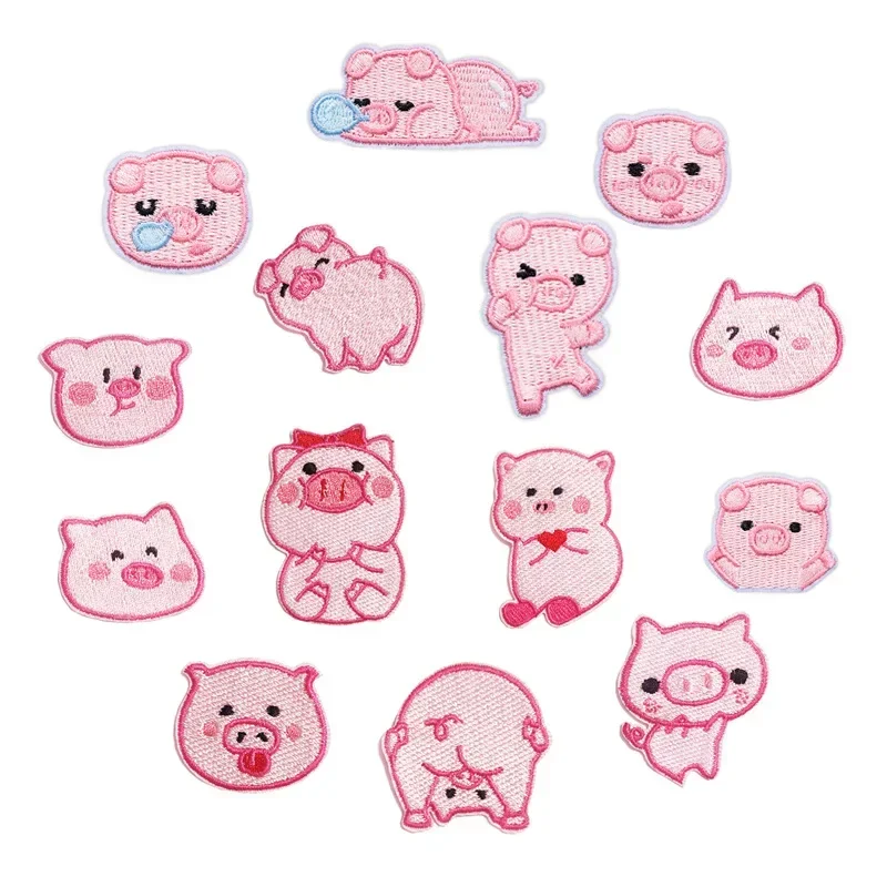 Parche termoadhesivo cerdito rosa para planchar infantil, artesanía - imagen 4