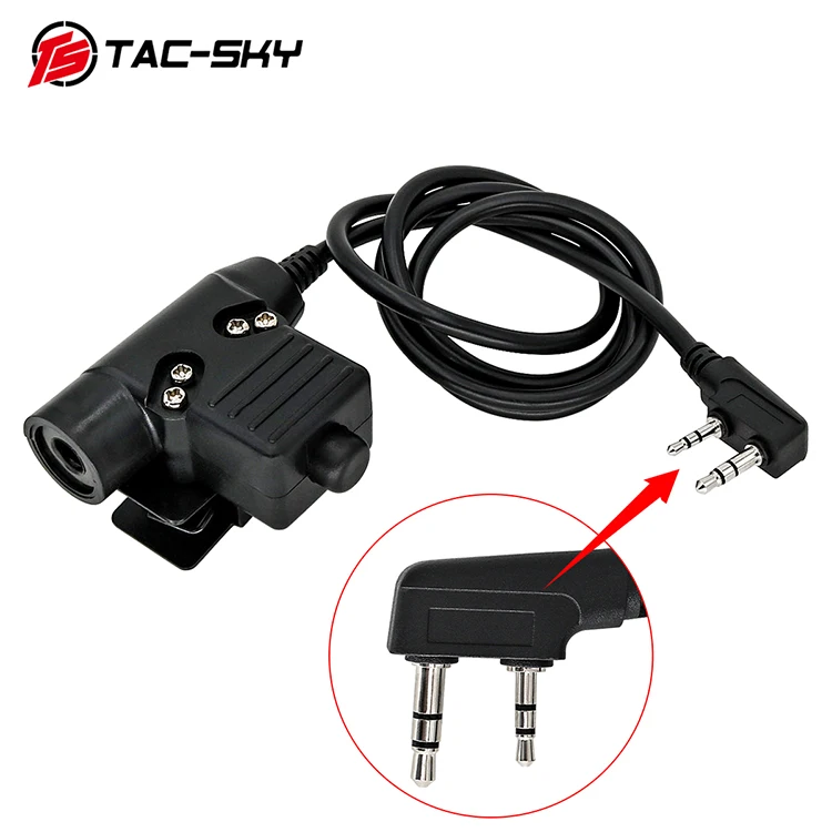 Vista del adaptador PTT U94 y conexión
