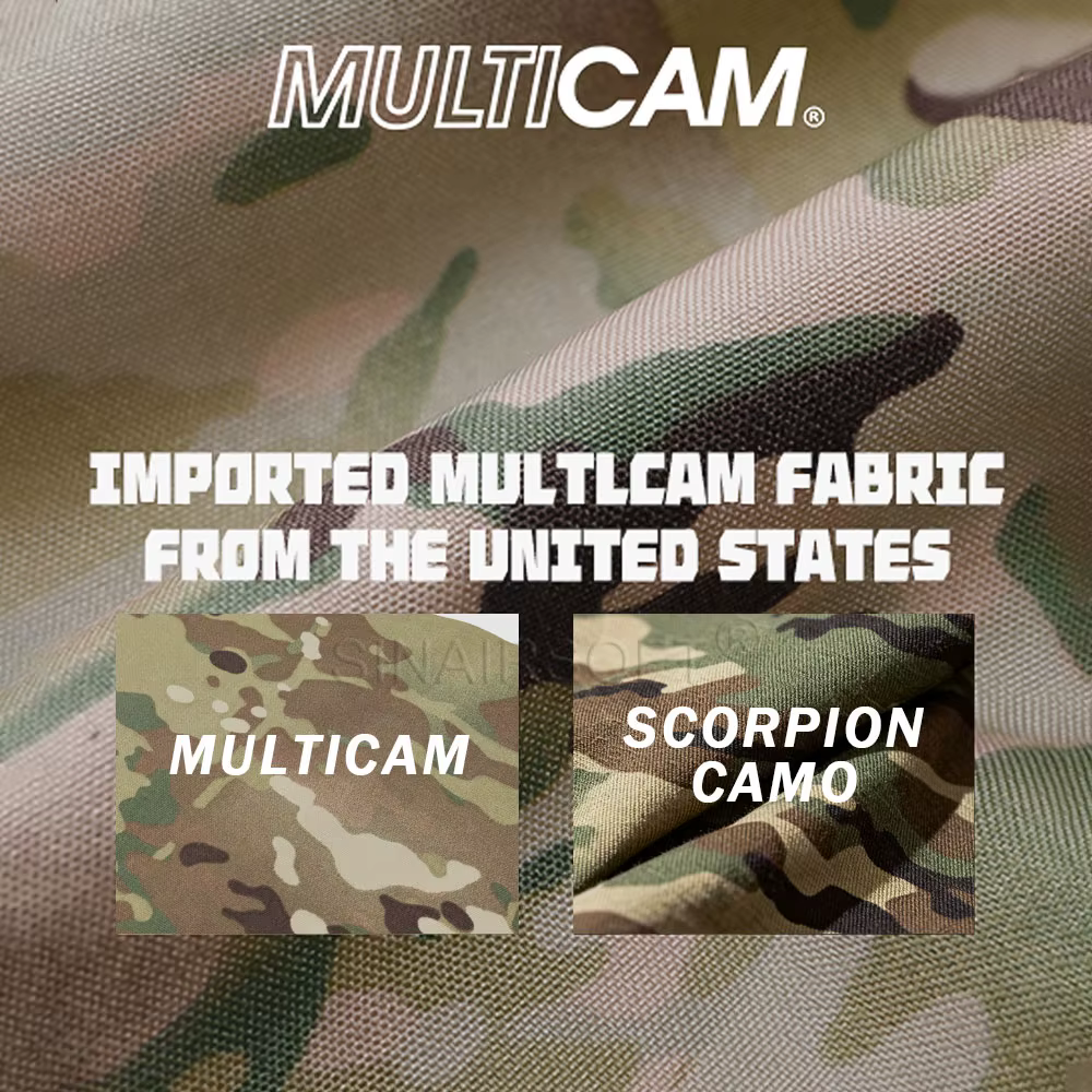 Vista frontal del juego de fundas tácticas para casco marítimo SINAIRSOFT