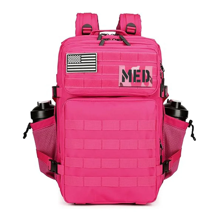 Parche táctico reflectante IR rosa – Identificación médica para emergencias - imagen 3