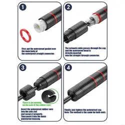 Extensor PoE RJ45 Gigabit con acoplador fiable para redes