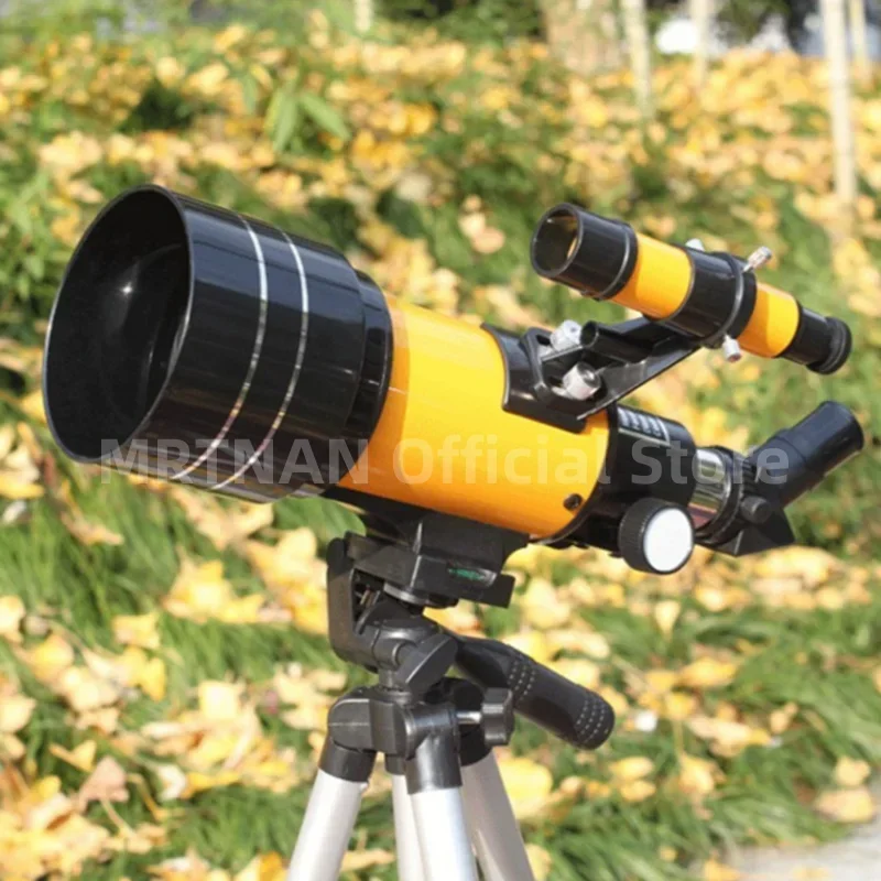 Telescopio astronómico refractor 15x-150x para observación exterior