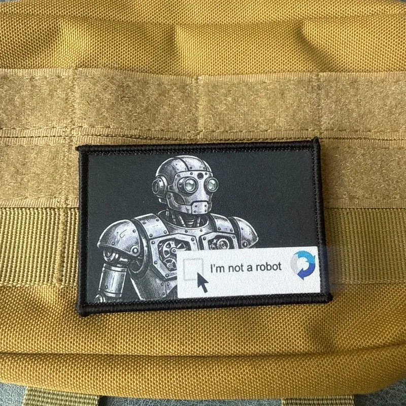 Parche táctico CAPTCHA No soy un robot para MOLLE - imagen 5