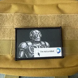 Parche táctico CAPTCHA "No soy robot" – Sistema MOLLE