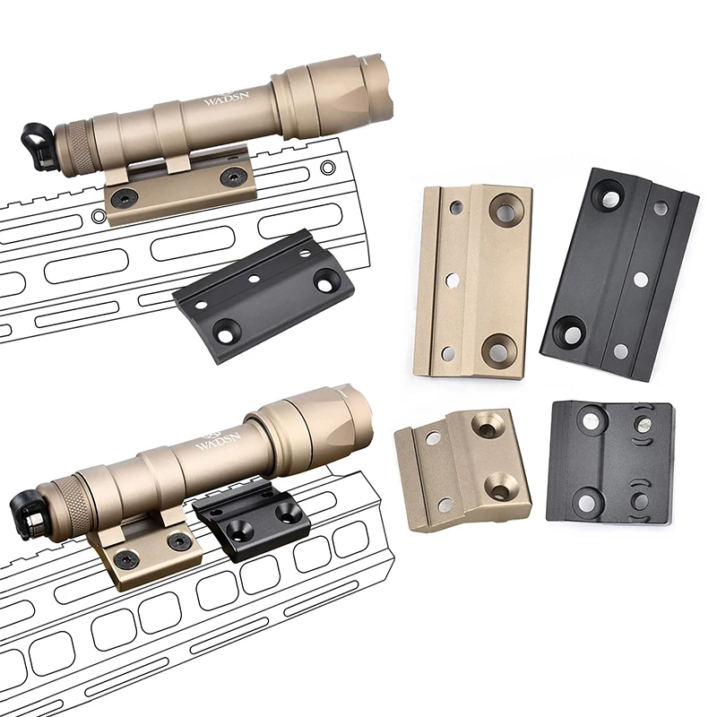DD Tactical base de montaje táctica para linterna MLOK/KEYMOD - imagen 3