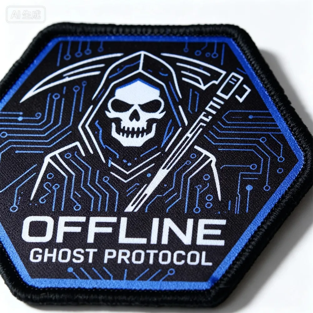 Parche táctico Reaper con gancho y bucle - imagen 2