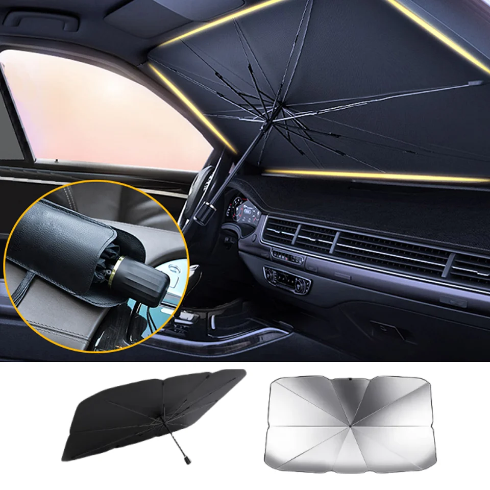 Parasol parabrisas protector solar – Interior coche verano