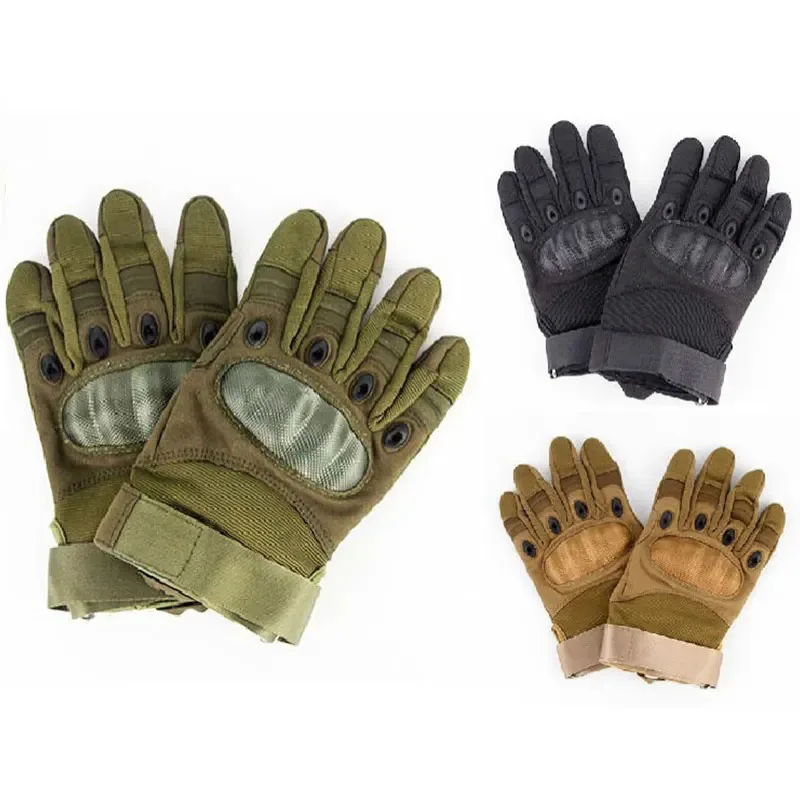 Guantes tácticos fibra de carbono con pantalla táctil dedo completo - imagen 2