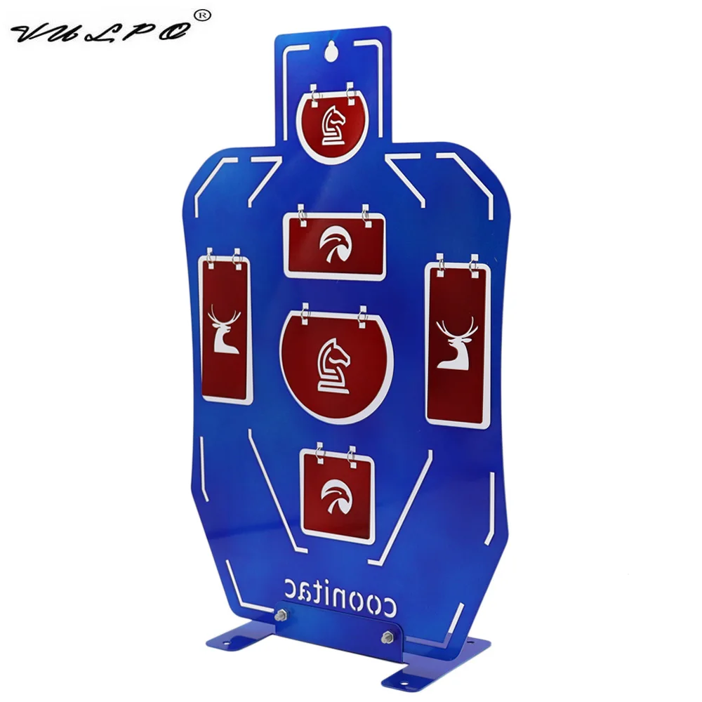VULPO Objetivo Tiro Táctico IDPA Acero Inoxidable - imagen 2
