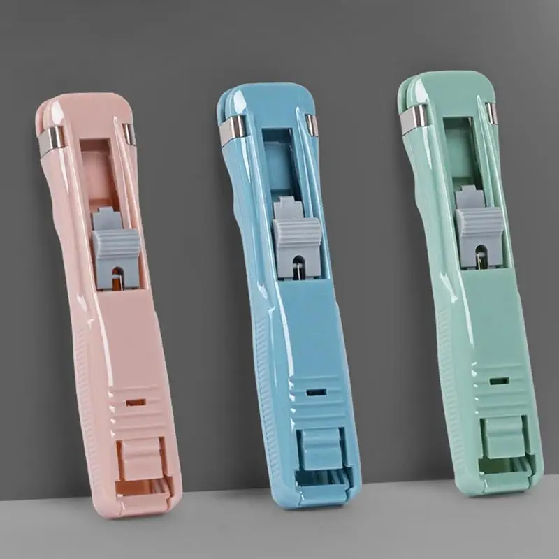 Dispensador abrazaderas papel con clip metálico y recargas - imagen 5