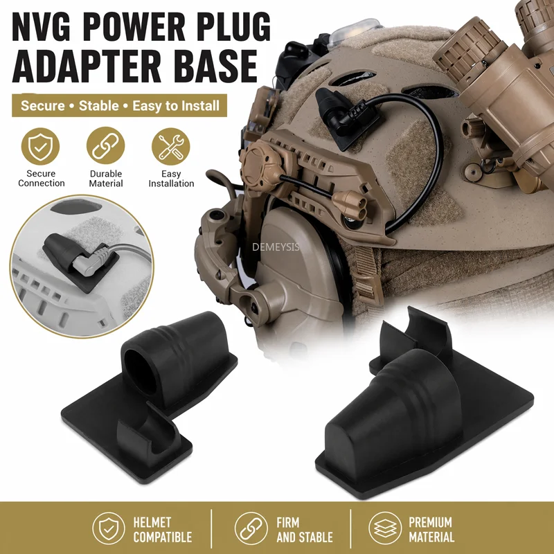 Cable batería NVG con conector de alimentación base fija y velcro - imagen 3