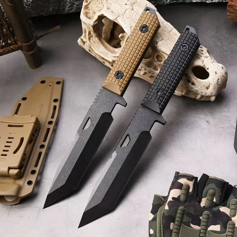 Cuchillo de bolsillo de acero inoxidable de alta dureza para uso outdoor y barbacoa - imagen 3