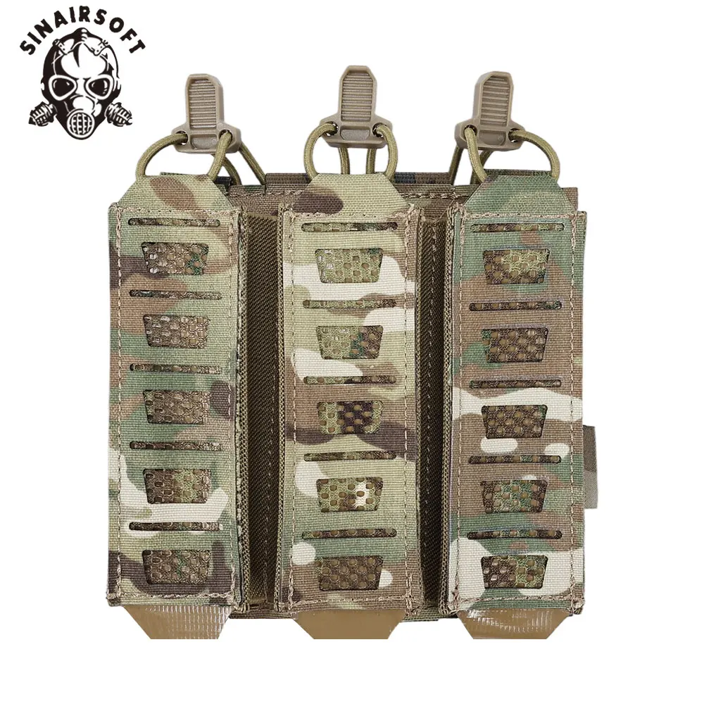Bolsa táctica SINAIRSOFT para cargadores MP5 MP7 con elásticos - imagen 4