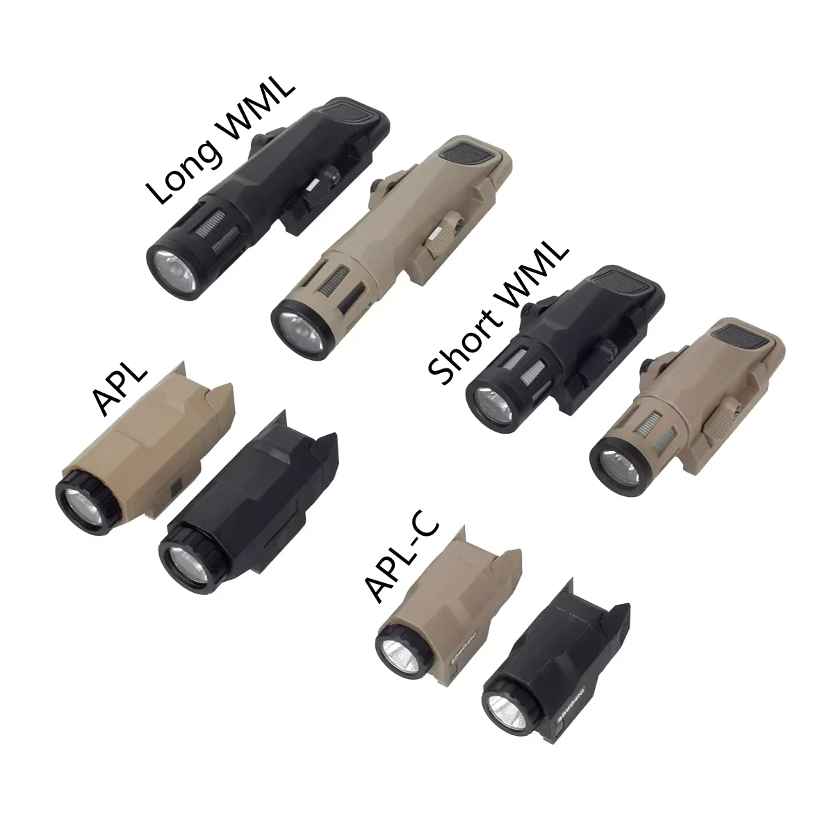 INFORCE WML APL linterna táctica para riel Picatinny LED estroboscópica - imagen 5