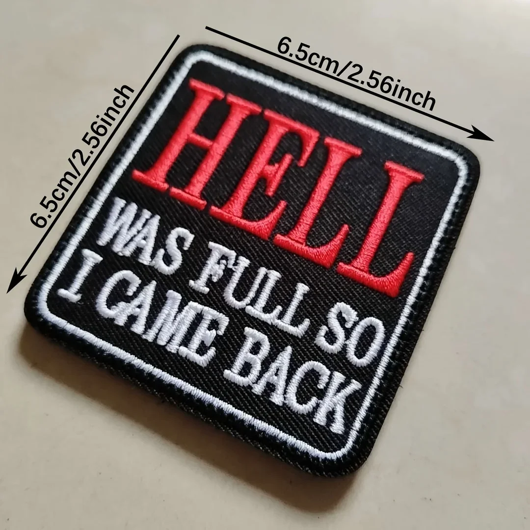 Parche morale bordado humor negro – Velcro para equipamiento táctico