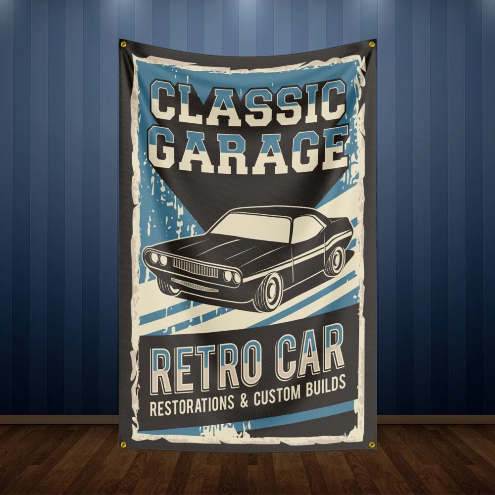 Bandera JDM coches de carreras modificados para decoración