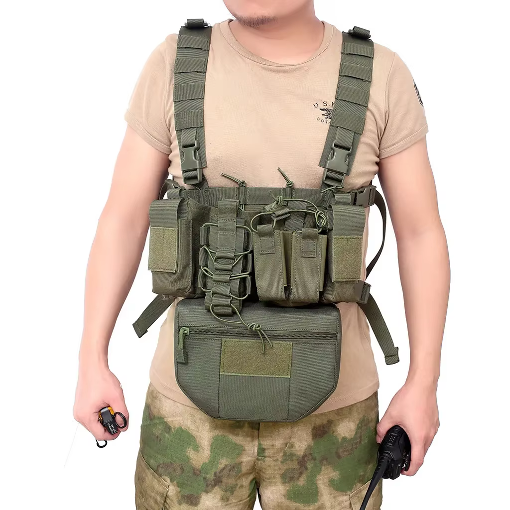 Riñonera táctica Molle camuflaje resistente para caza y porte EDC - imagen 4