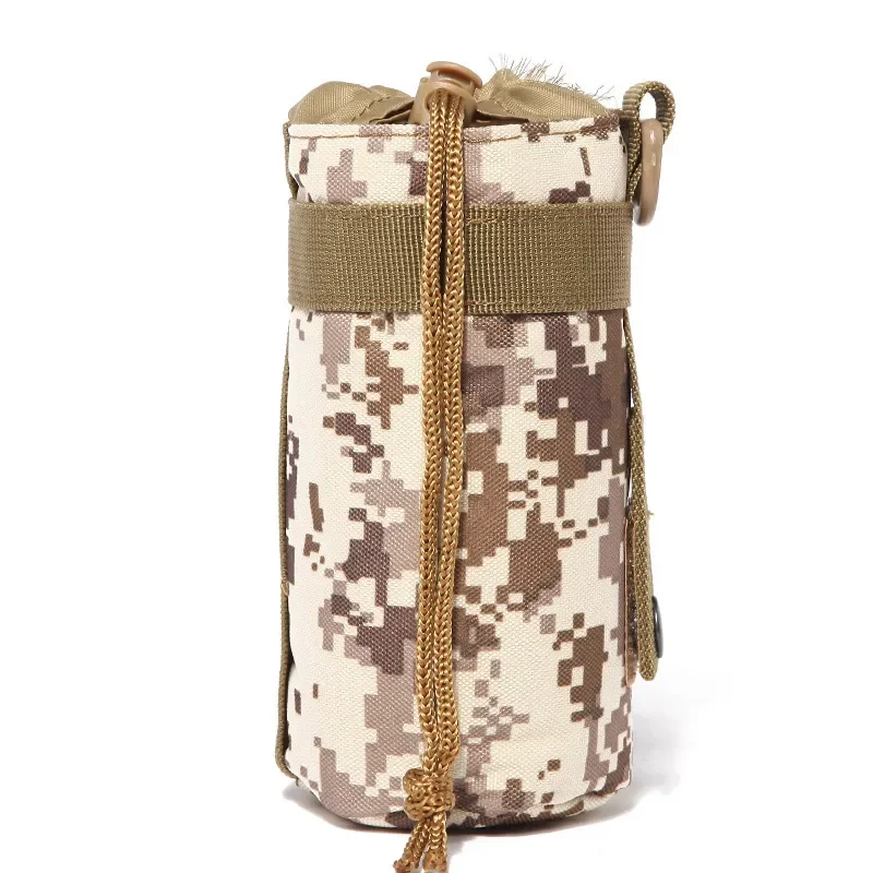Portabotella MOLLE con cordón para botella de agua, camping senderismo - imagen 2
