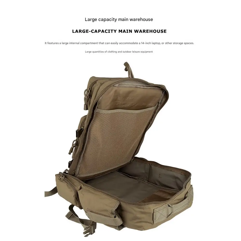 Mochila táctica MOLLE para airsoft y trekking – gran capacidad - imagen 3
