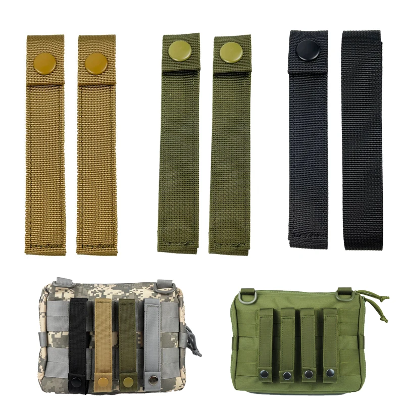 Hebilla táctica MOLLE de nylon reforzada para riñonera y bolsa médica - imagen 2