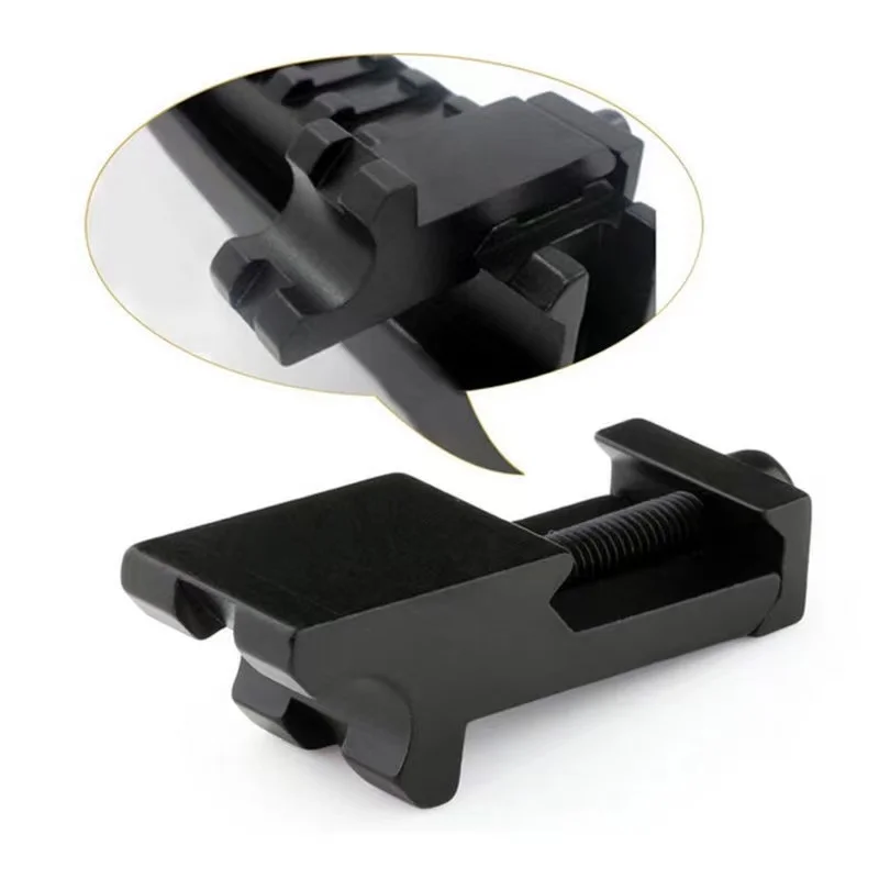 Adaptador angular Picatinny 20mm para linterna táctica y láser