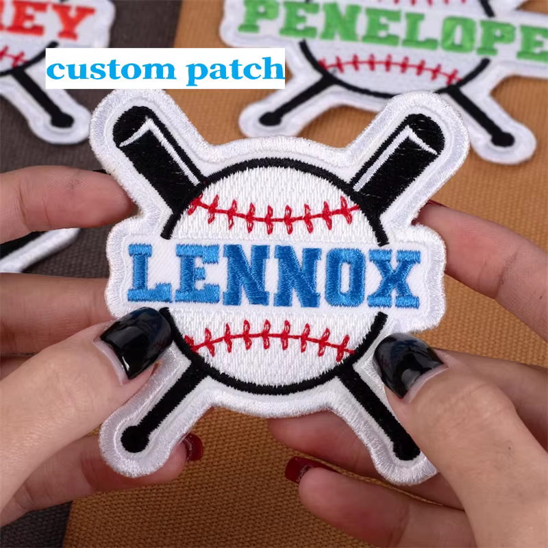 Parche bordado personalizado con nombre – velcro coser o planchar - imagen 2