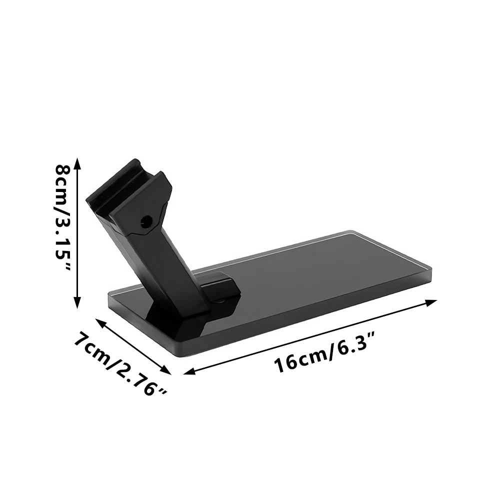 Soporte expositor táctico para pistola con base reflectante de ABS - imagen 2