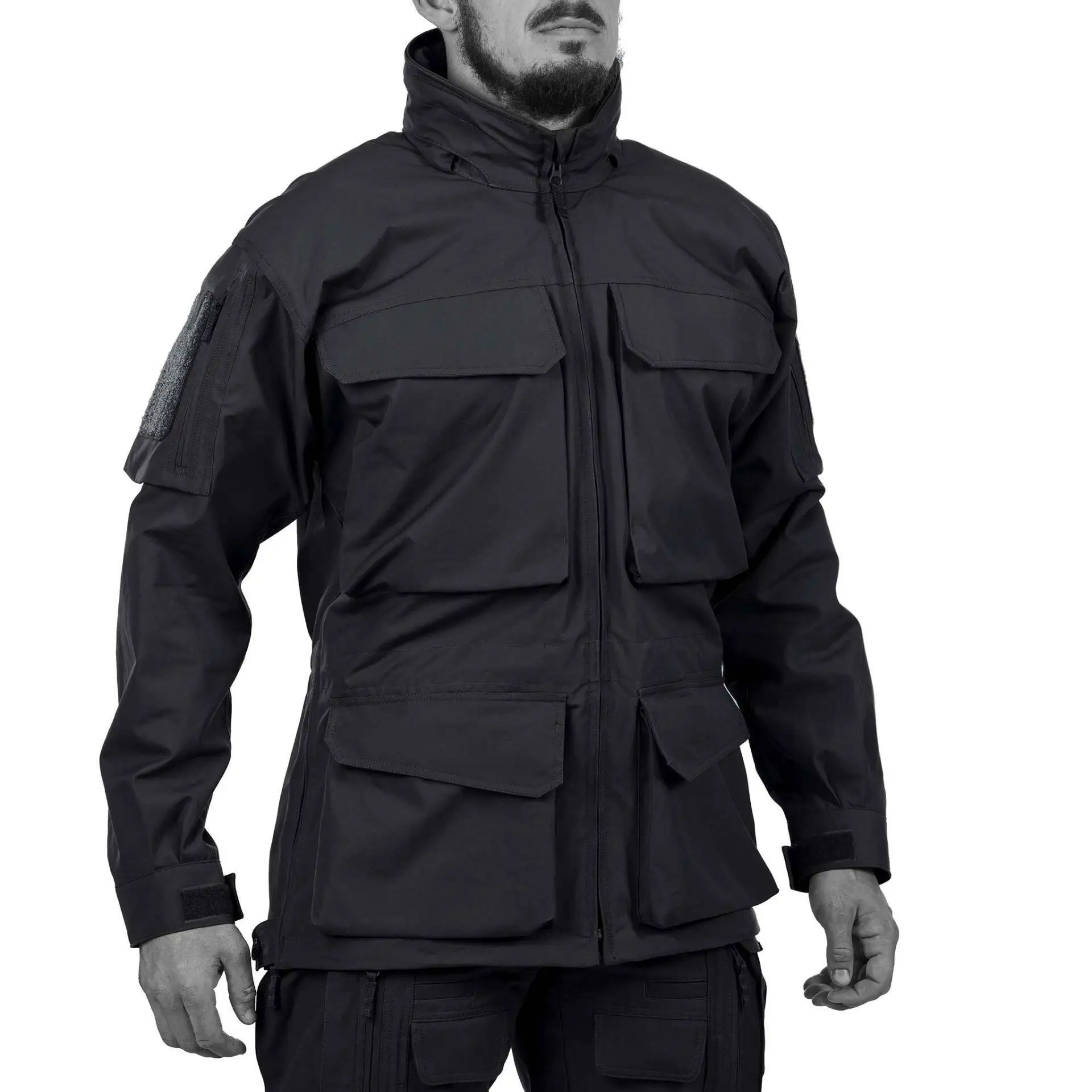 UF Chaqueta táctica camuflaje cortavientos longitud media para caza - imagen 3