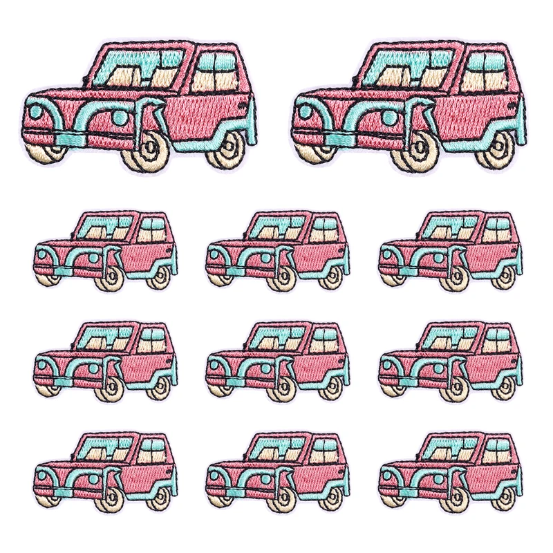 Parche bordado termoadhesivo estilo Jeep para chaqueta - imagen 5