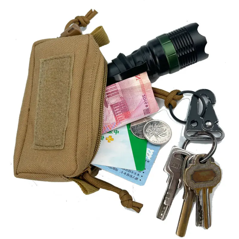 Bolsa MOLLE EDC mini organizadora para llaves, riñonera táctica - imagen 4