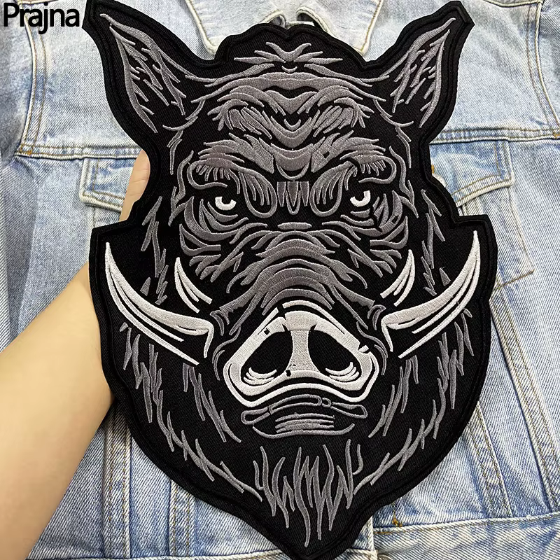 Parche Animal Punk termoadhesivo bordado para chaqueta - imagen 3