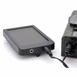 Suntek cargador solar para cámaras de caza con enchufe US/EU