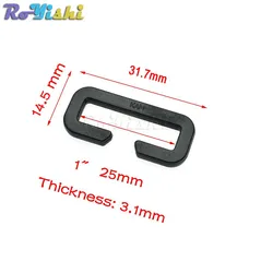 Hebilla rápida rectangular Looploc para mochila militar