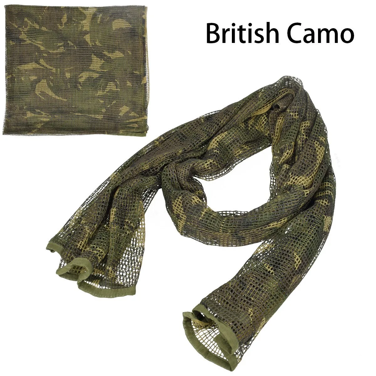 Bufanda táctica de malla camuflada para francotirador y senderismo - imagen 2