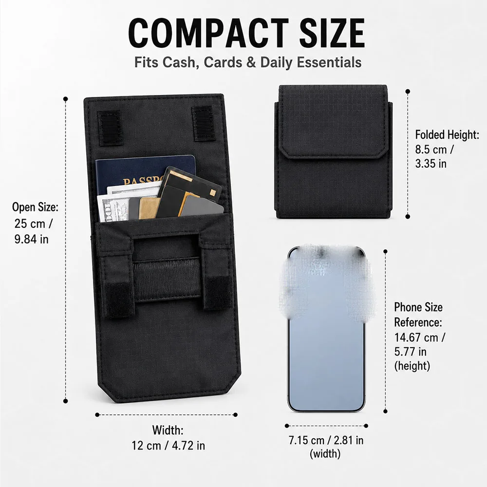 Billetera Táctica EDC Impermeable Oculta Multifuncional - imagen 5