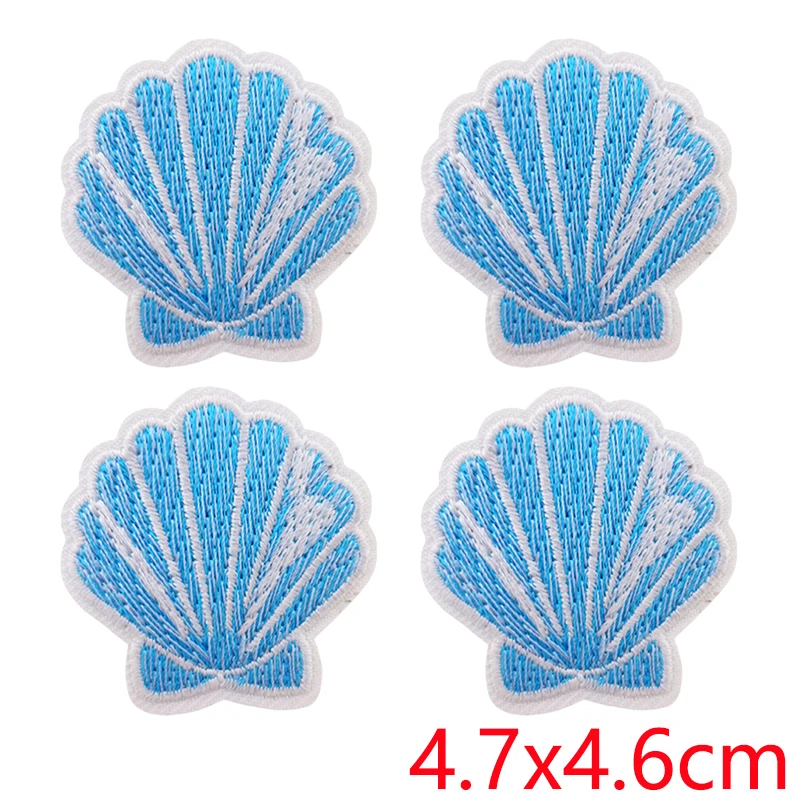 Parches termoadhesivos náuticos marinos bordados de cangrejo y ancla - imagen 5