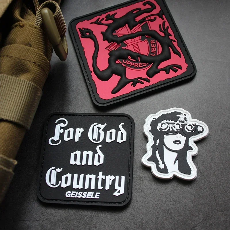 Parche Geissele dragón – Insignia táctica morale con velcro