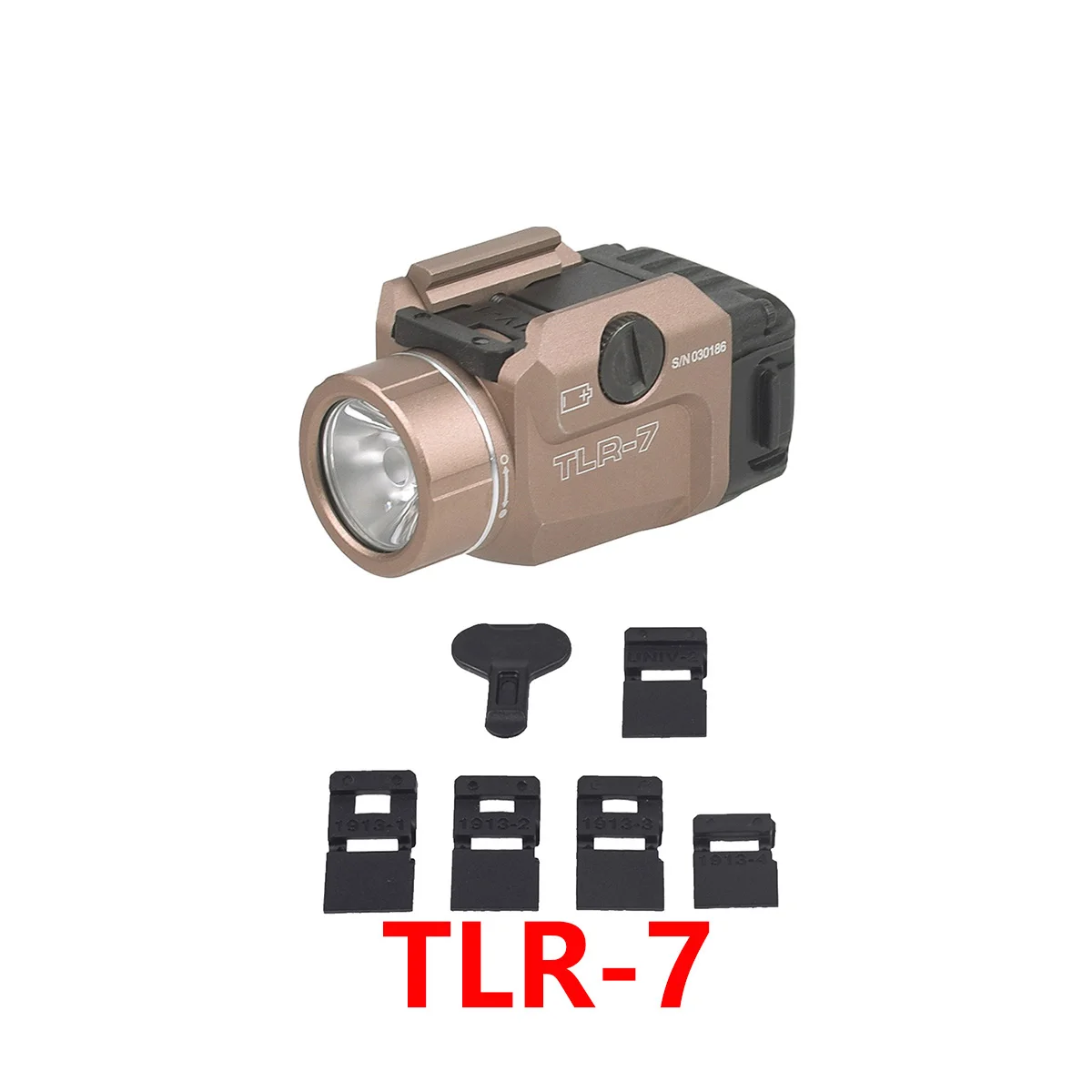 Linterna táctica para airsoft compatible con Glock 17 y X300