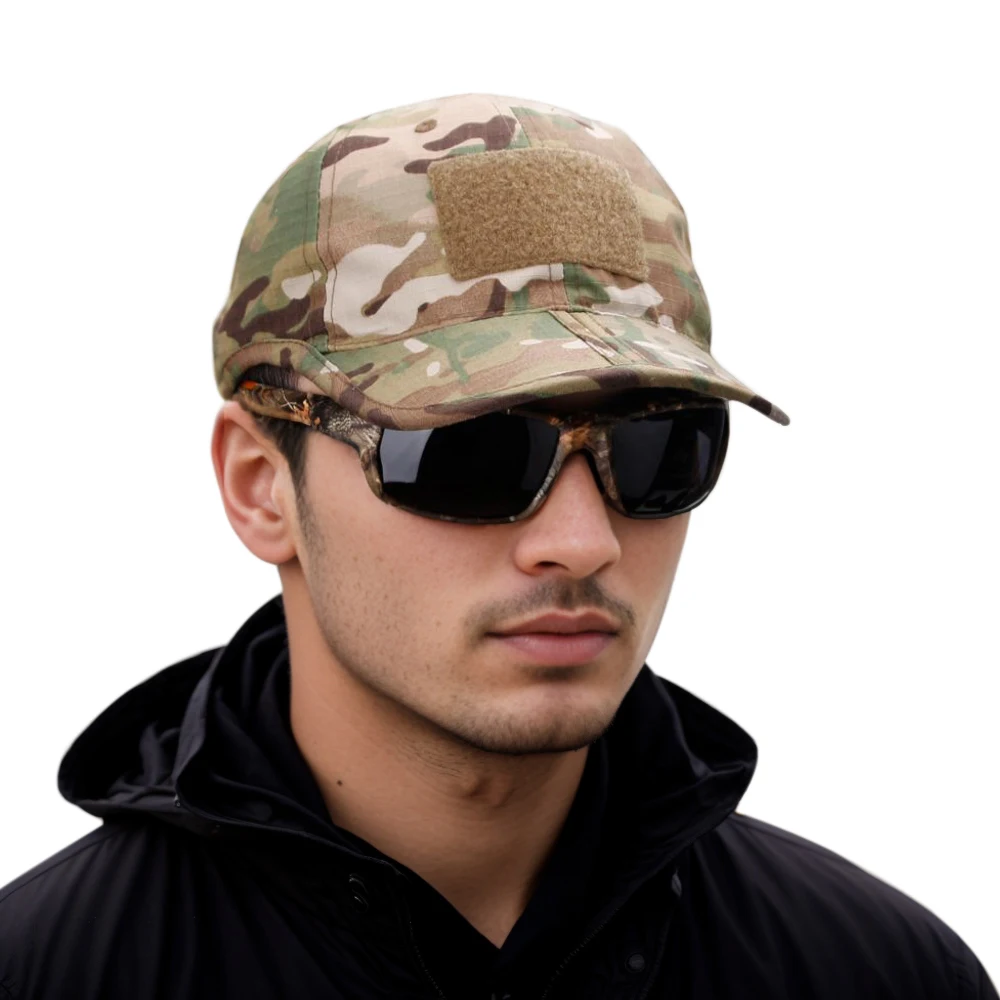 Detalle del camuflaje y la forma plegable