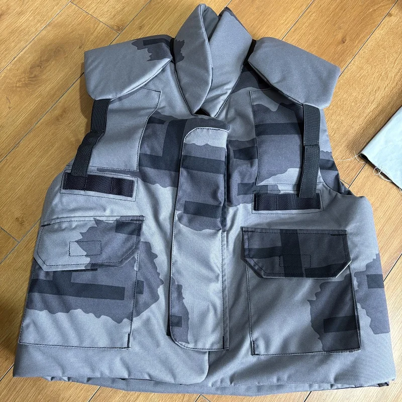 Chaleco táctico con patrón T-BLOCK para MOLLE militar