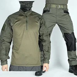 Uniforme táctico hombre cargo exterior para airsoft y paintball