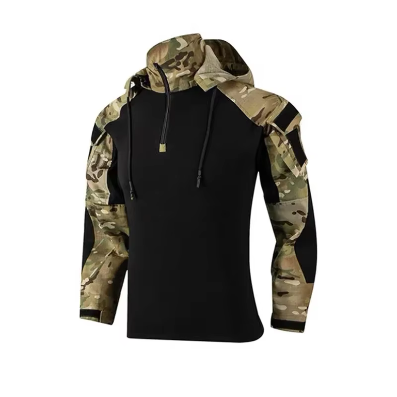 Chaleco táctico camuflaje con bolsillos MOLLE y rodilleras ripstop - imagen 5