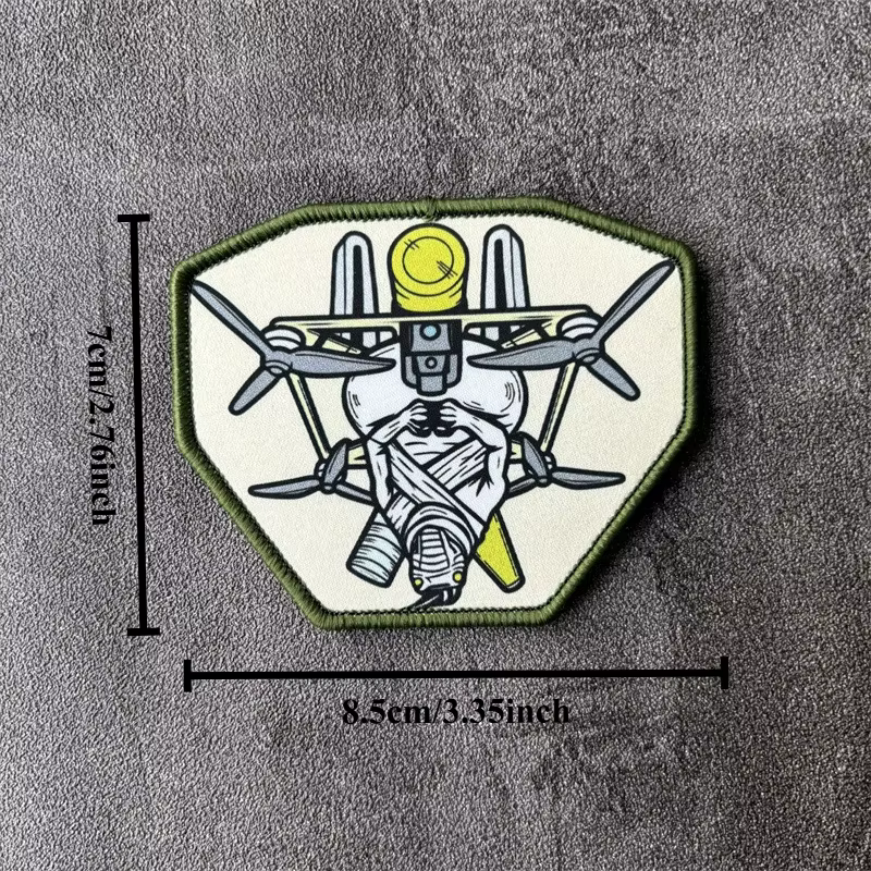Parche táctico militar para UAV listo para personalizar