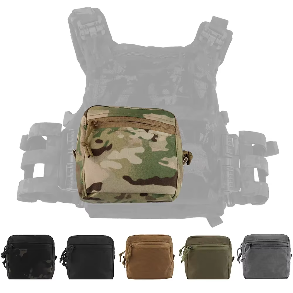 Bolsa táctica MOLLE GP seis por seis con cremallera YKK para pecho - imagen 4