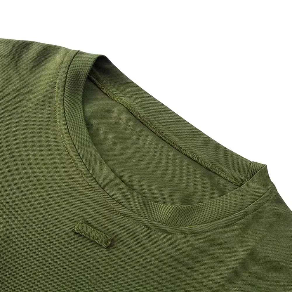 Camiseta táctica de manga larga transpirable de secado rápido