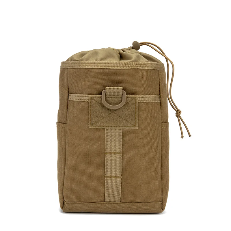 Bolsa táctica MOLLE de cintura plegable impermeable con cordón - imagen 4