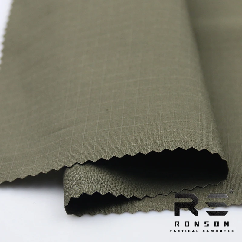 Tela táctica Ripstop liso para uniforme militar poli-algodón - imagen 4